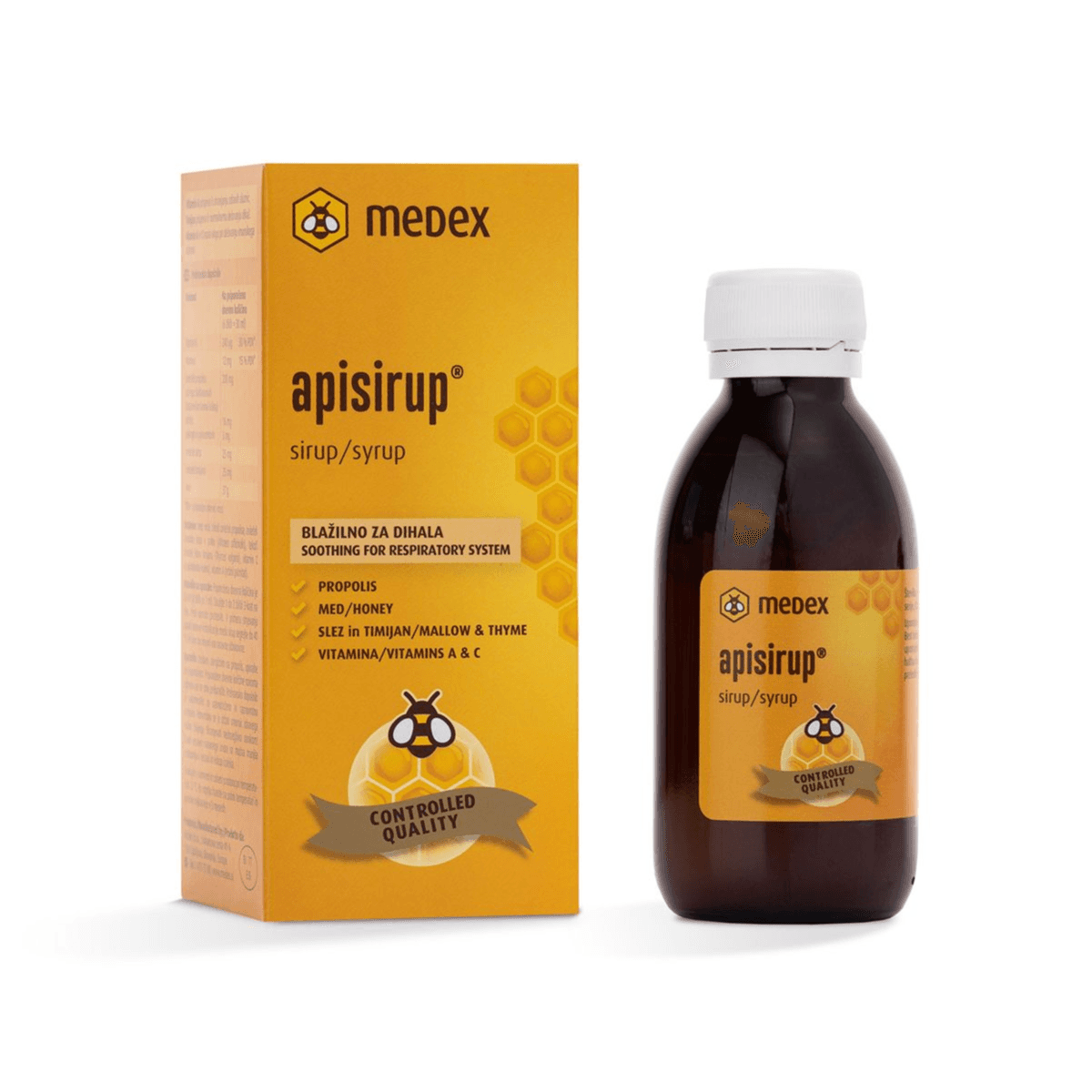 Medex Apisirup Honey Syrup For Immunity 140ml