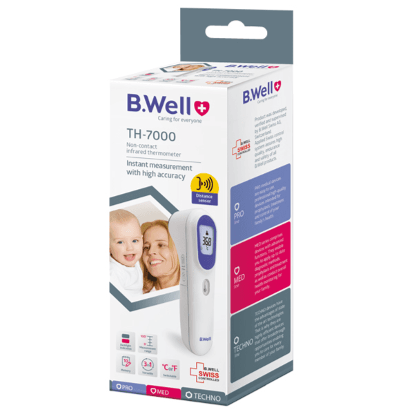 B.well Non Contact Infrared Thermometer Th-7000