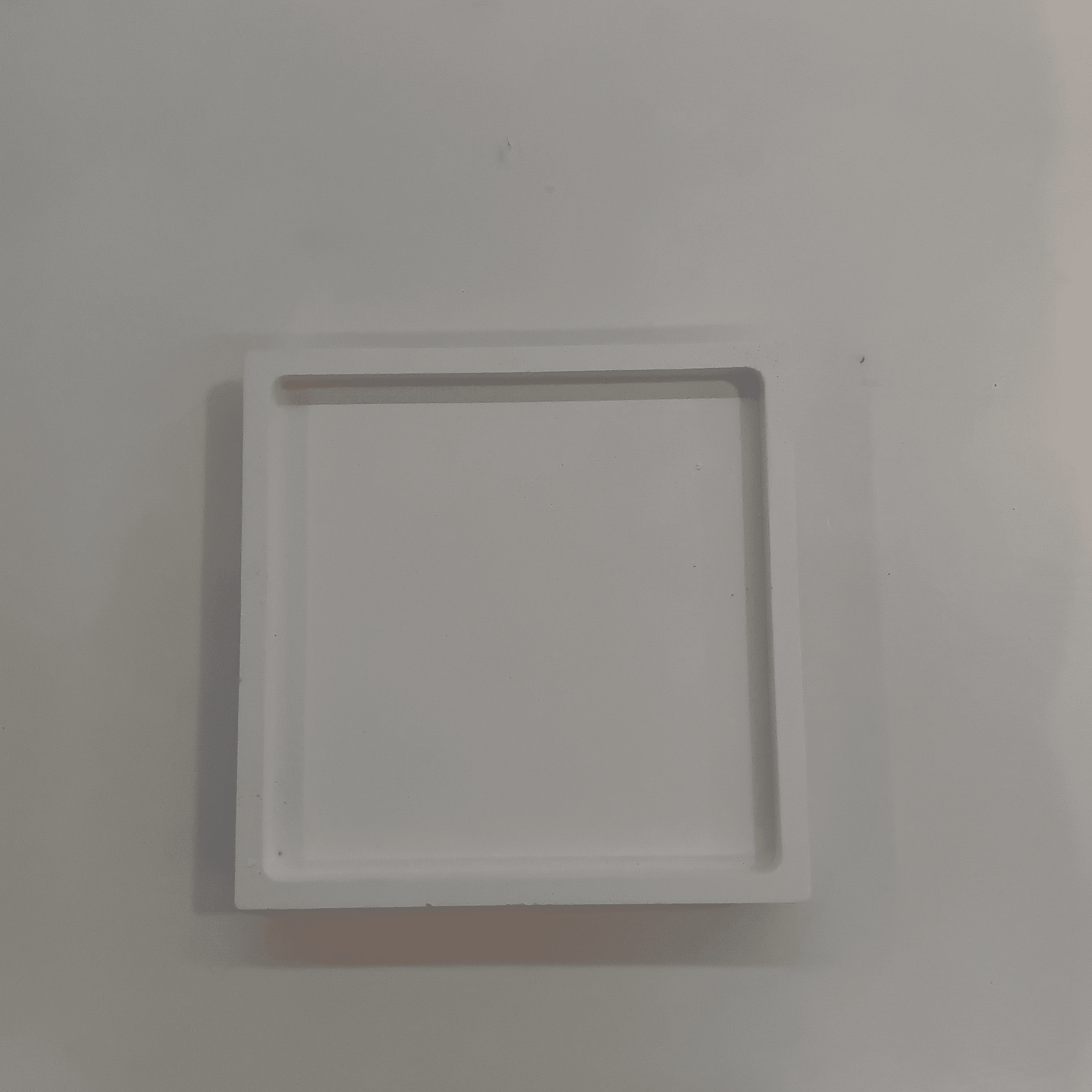Ceramic Painting Plate Square Design