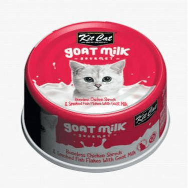 Kit Cat GoatMilk Gourmet Chicken & Smoked Fish 70g