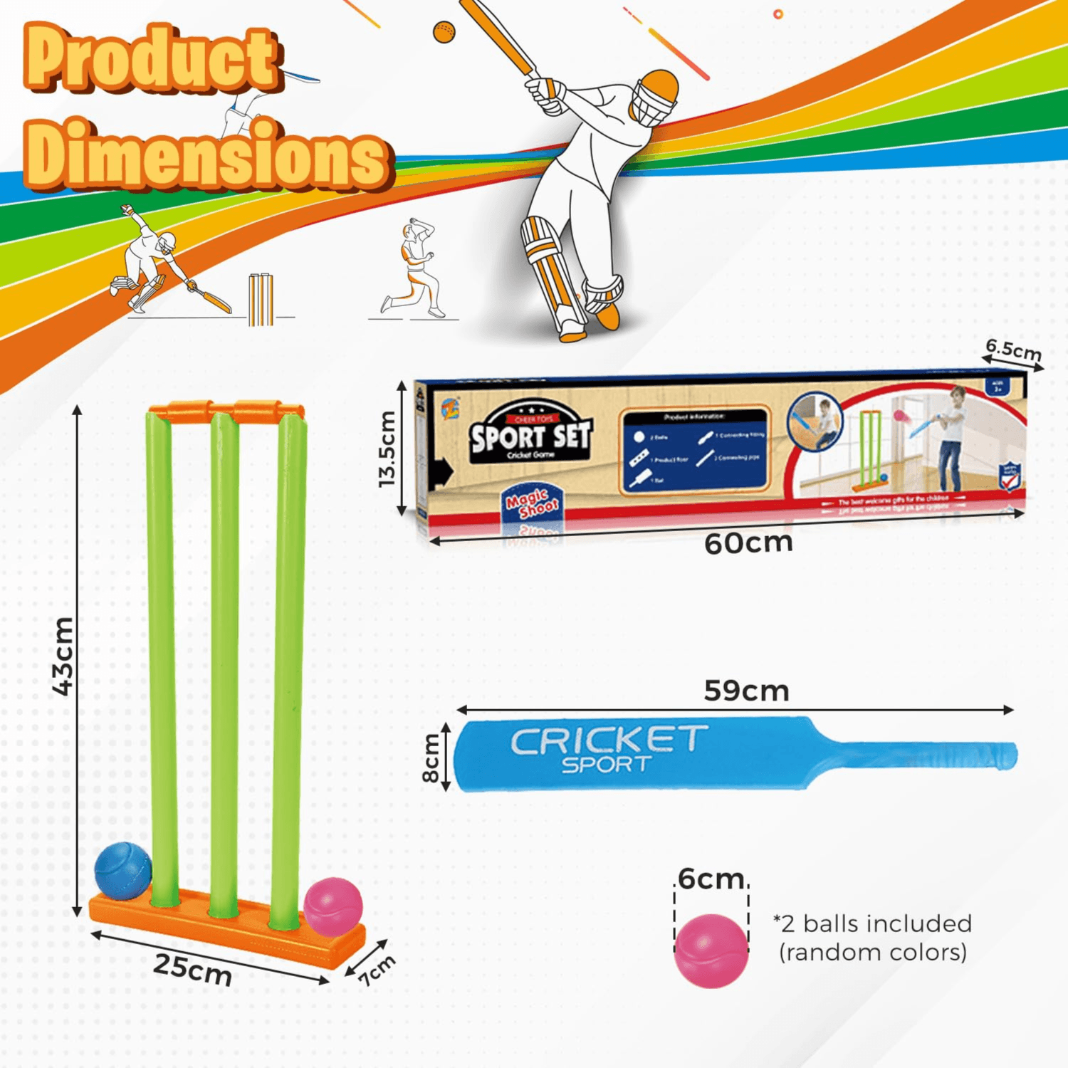CRICKET GAME  SET FOR KIDS