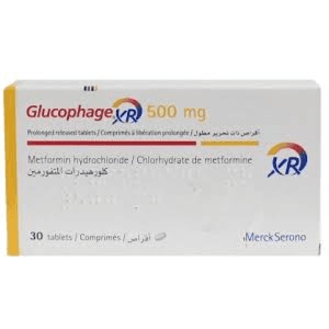جلوكوفاج اكس ار 500 ملجم 30 قرص 