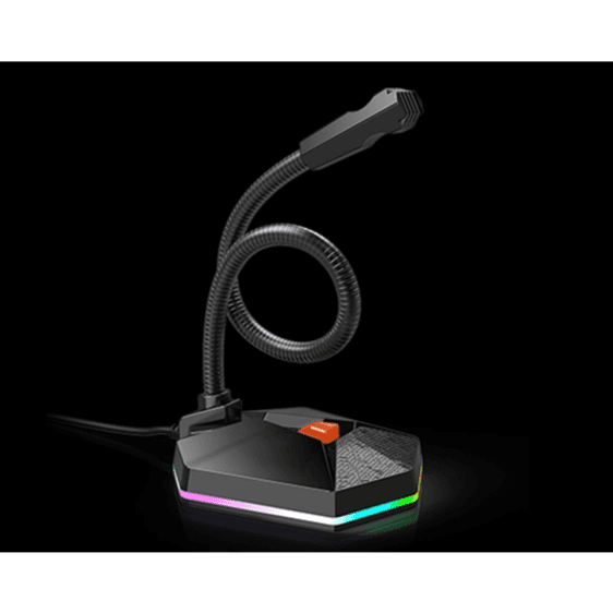 ميكروفون الألعاب Meetion RGB ذو الرأس المنحنية MC13