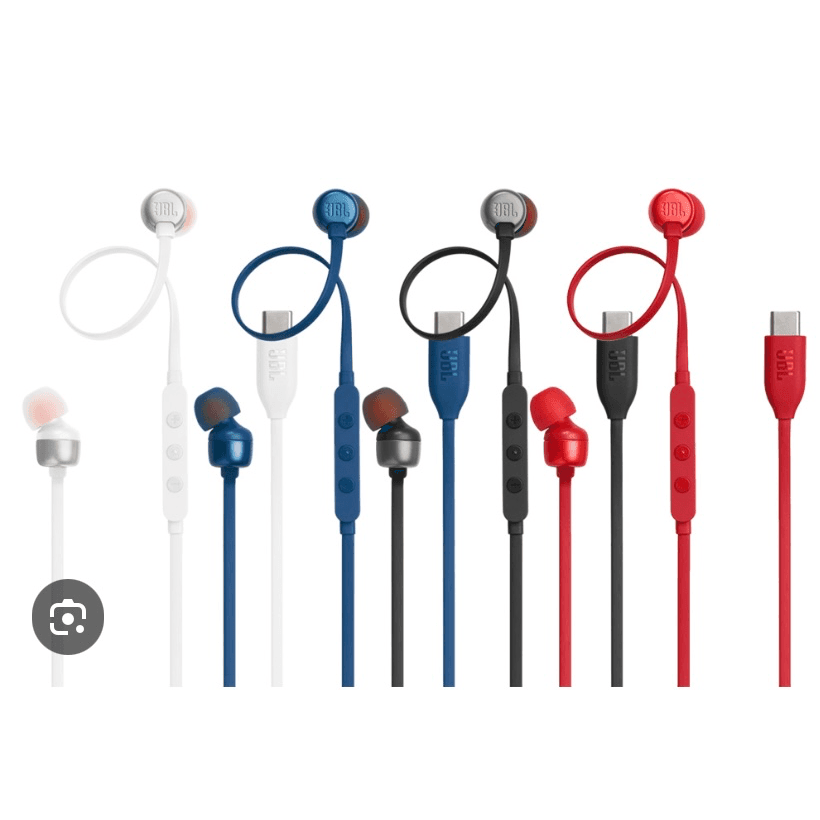 JBL Tune 310C In-Ear Earphones iphone 15 and 16 and samsung 