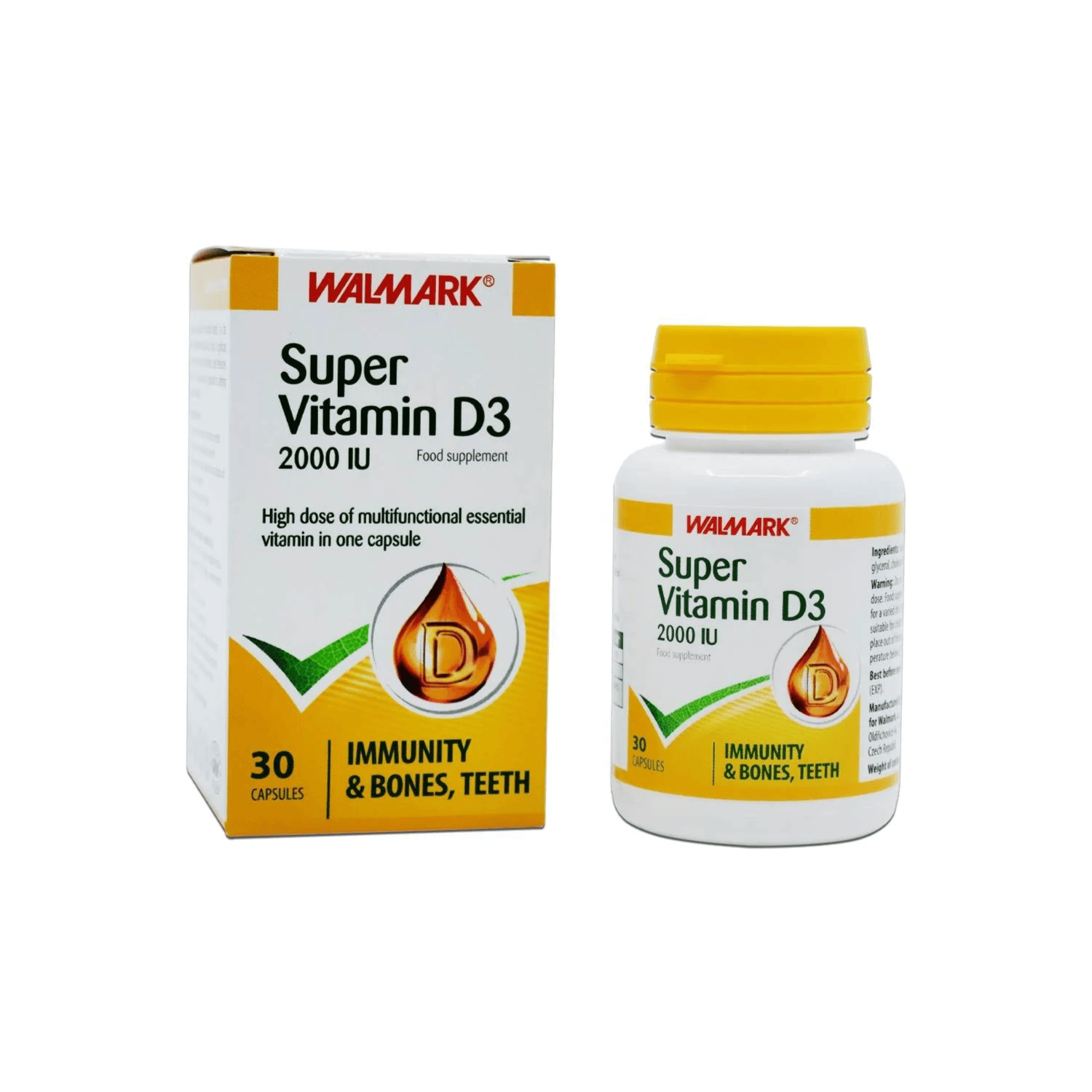 Walmark Super Vitamin D3 2000iu Caps 30s