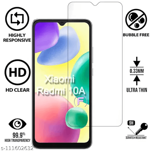 واقي شاشة زجاجي مقوى 2.5D 9H لهاتف Xiaomi Redmi 10A