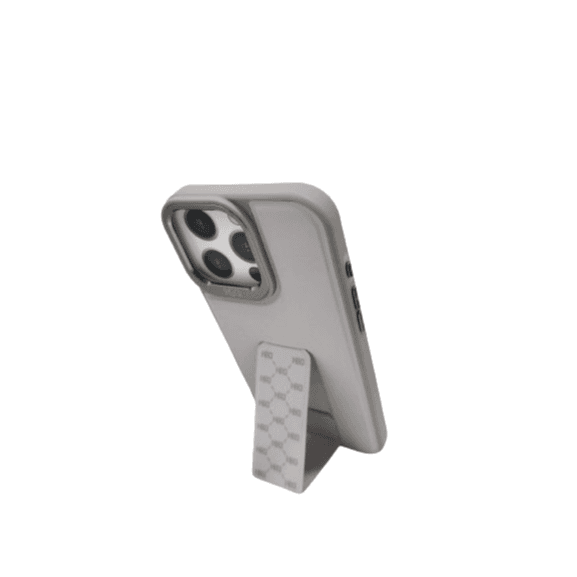 HDD- IPONE 16PRO MAX LUXURY MAGNETIC GRIP CASE (HBC-265) (Grey)