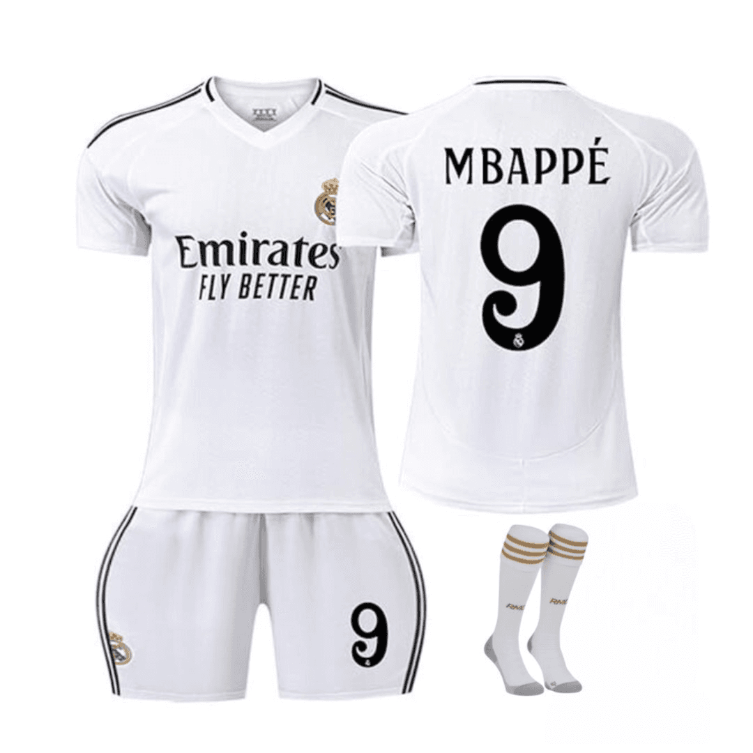 Mbappe Real Madrid home 2025 - kids