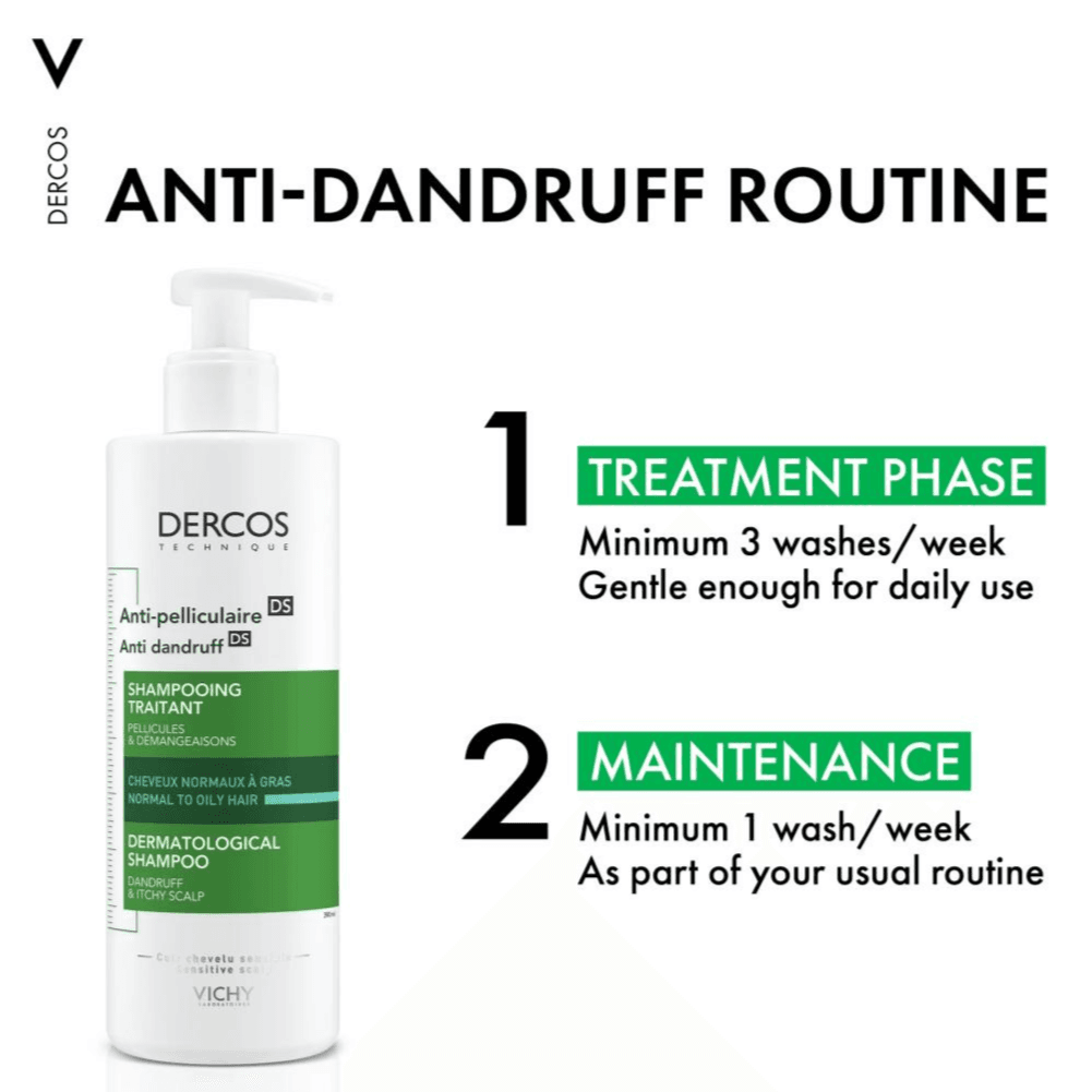 Vichy Anti-dandruff Shampoo for normal to oily hair 390ml