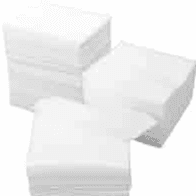مسحة شاش مقاس 10 × 10 سم 100 قطعة غير منسوجة
