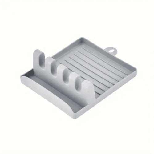 Paint Brush Holder With 4 Slots (Gray)