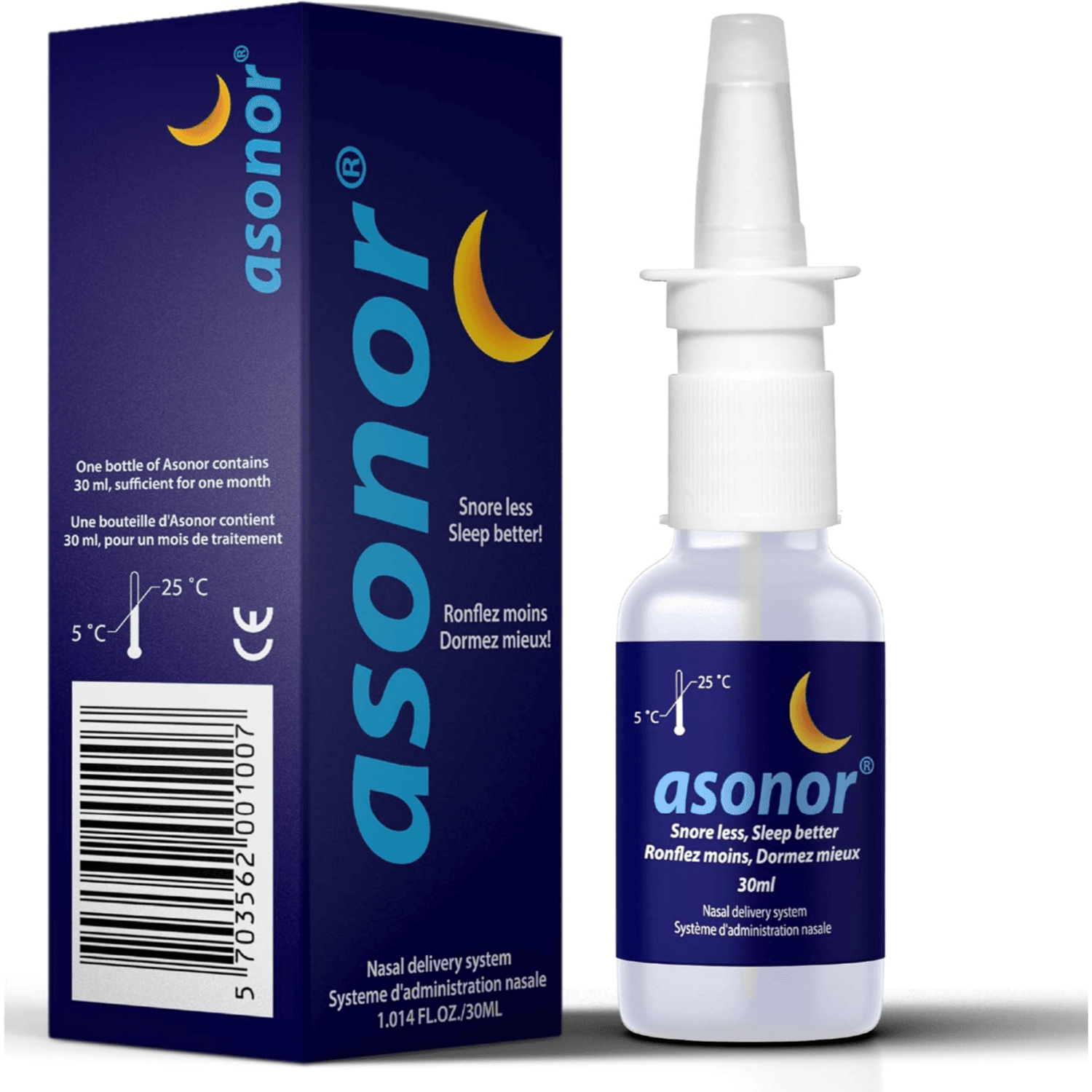Asonor snoring nasal Spray 30ml