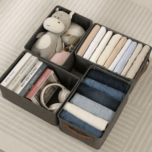 1pc Wardrobe Clothes Organizer And Storage Box (Medium size)