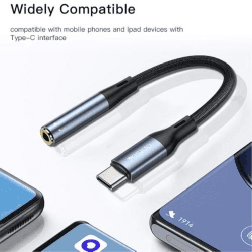 YESIDO - AUDIO ADAPTER IP TO 3.5MM(YAU37)