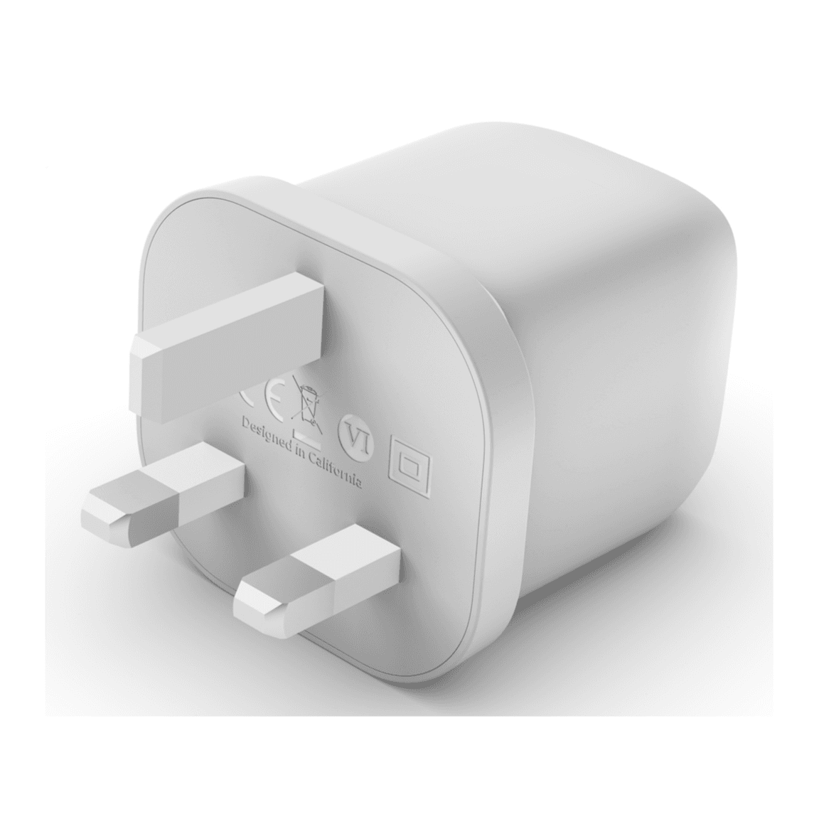 Belkin BoostCharge Pro 45W GaN Dual USB-C Wall Charger - White-WCH011MY