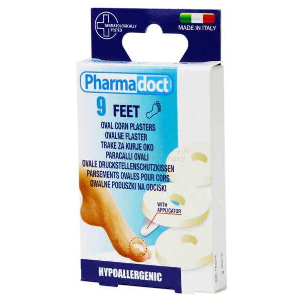 Pharmadoct Oval Corn Plasters for feet 9pcs Ref-130558