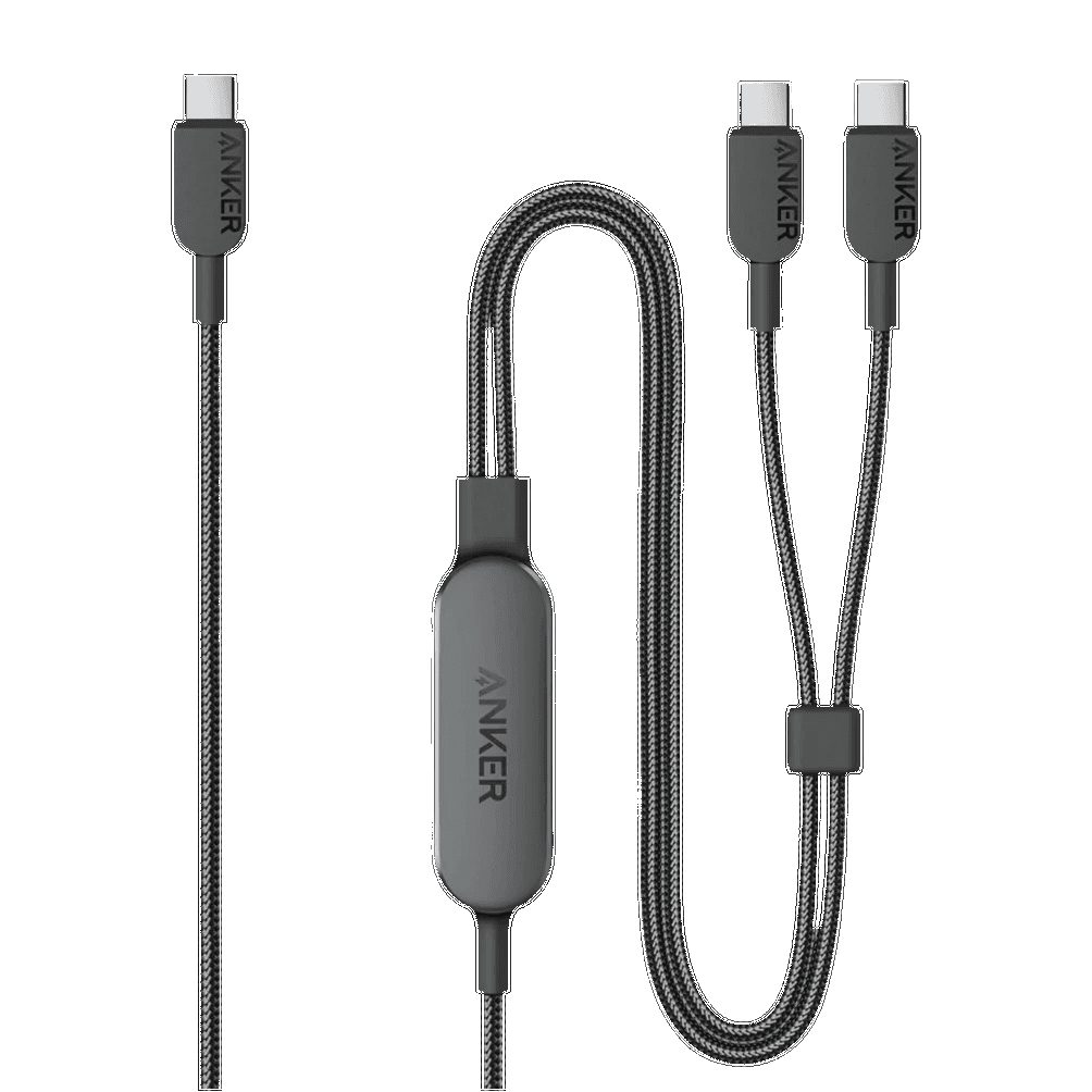 Anker 2-in-1 USB C Cable 140W - 4 ft