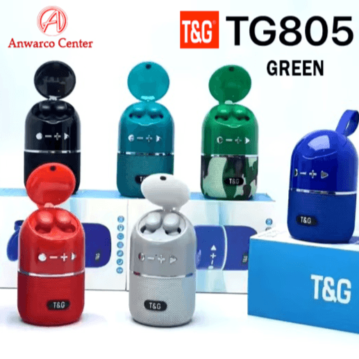 RADIX Bluetooth Speaker with Earbuds TG-805 GREEN