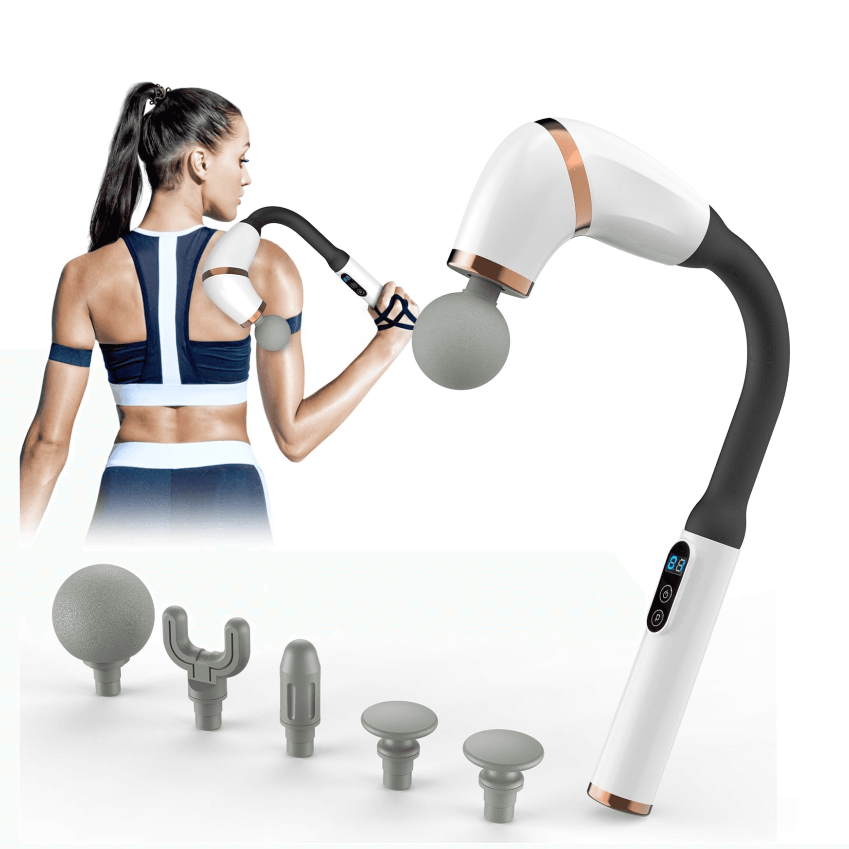 Fascial Gun Massage (White)