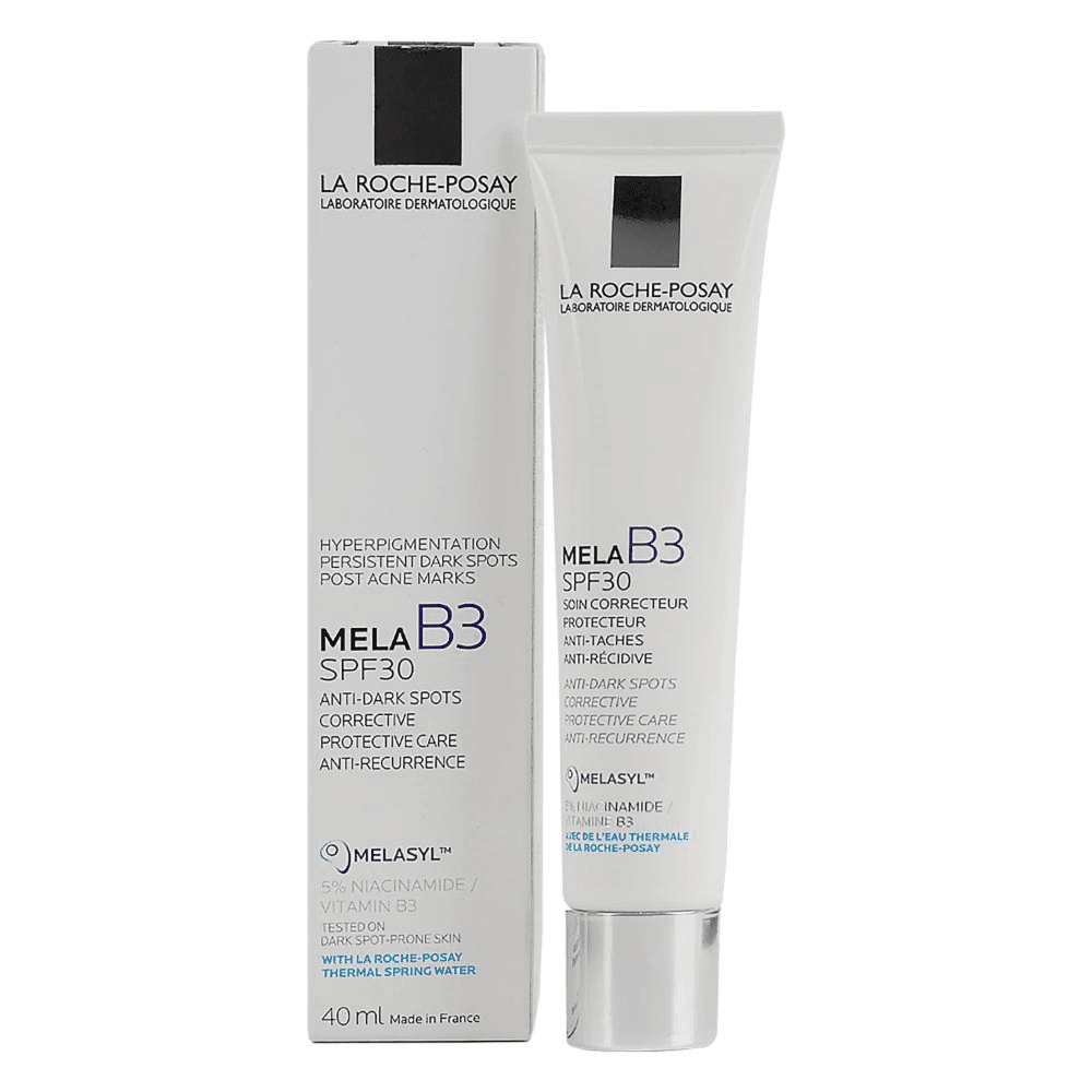 La roche-posay Mela B3 cream with SPF30 anti-dark spots corrective & protective care for post acne marks 40ml