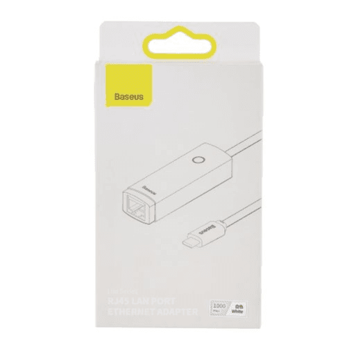 Baseus - Lite Series RJ45 LAN PORT ETHERNET ADAPTER TYPE-C 100Mbps (BS-OH024)