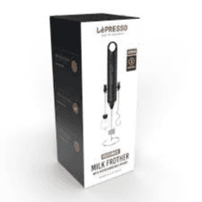 LePresso 3 in 1 Frother with Type-C Charging Port, 1500mAh Battery BLACK 