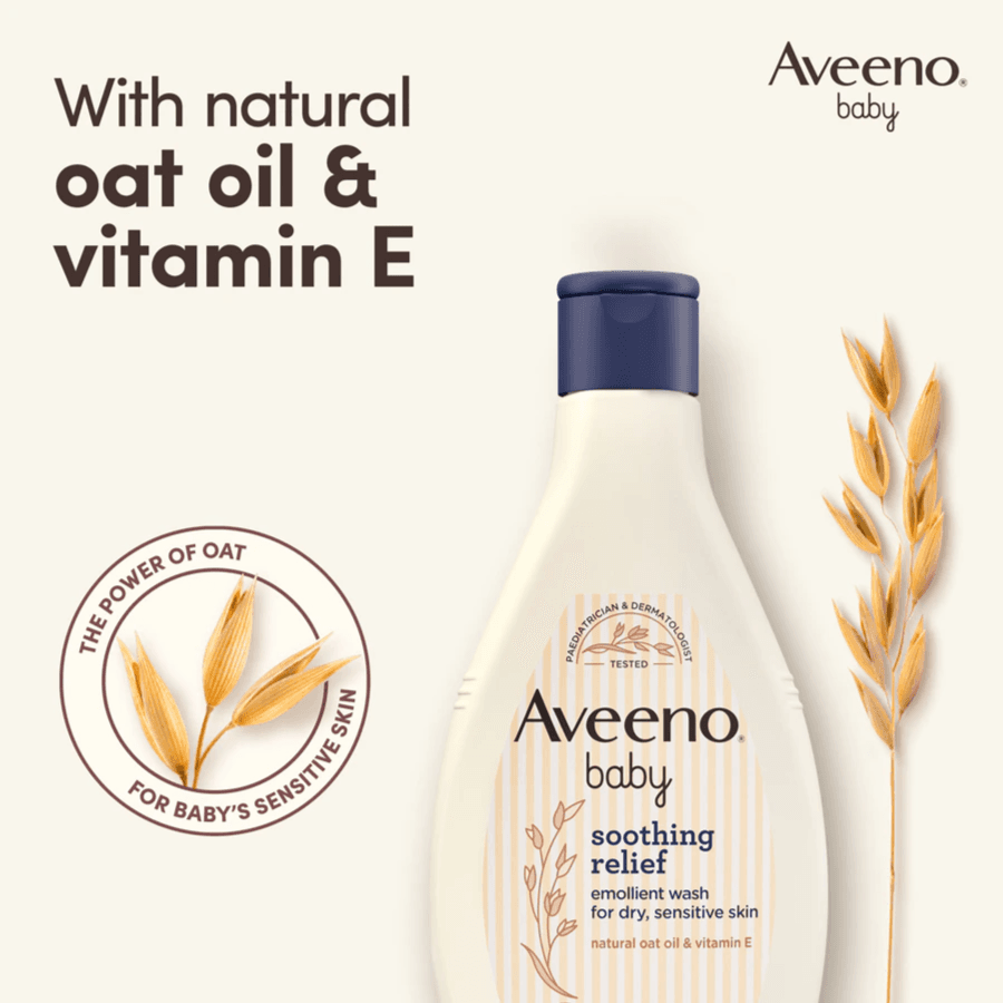 Aveeno - Baby Soothing Relief Emollient Wash - 250Ml