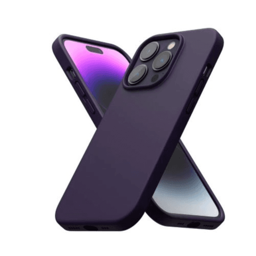 IPhone 14 Pro Silicone Case (Purple)