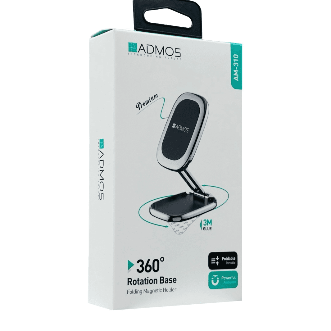 Admos AM-310 rotation base folding magnetic holder360حامل مغناطيس للجوال