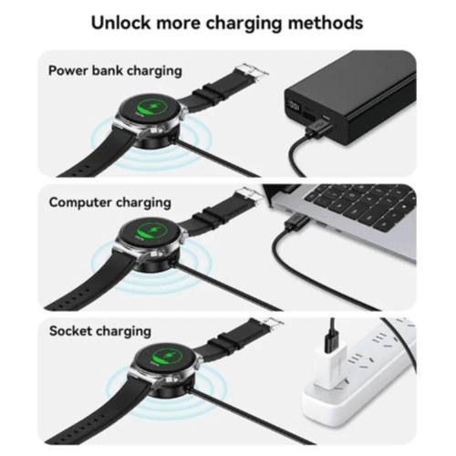 YESIDO - WATCH CHARGER USB GALAXY (CA161) (Black)