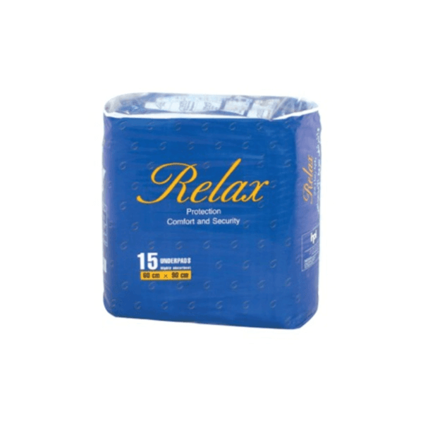 RELAX UNDERPADS 60X90CM 15PCS
