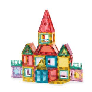 Magnetic tiles toy