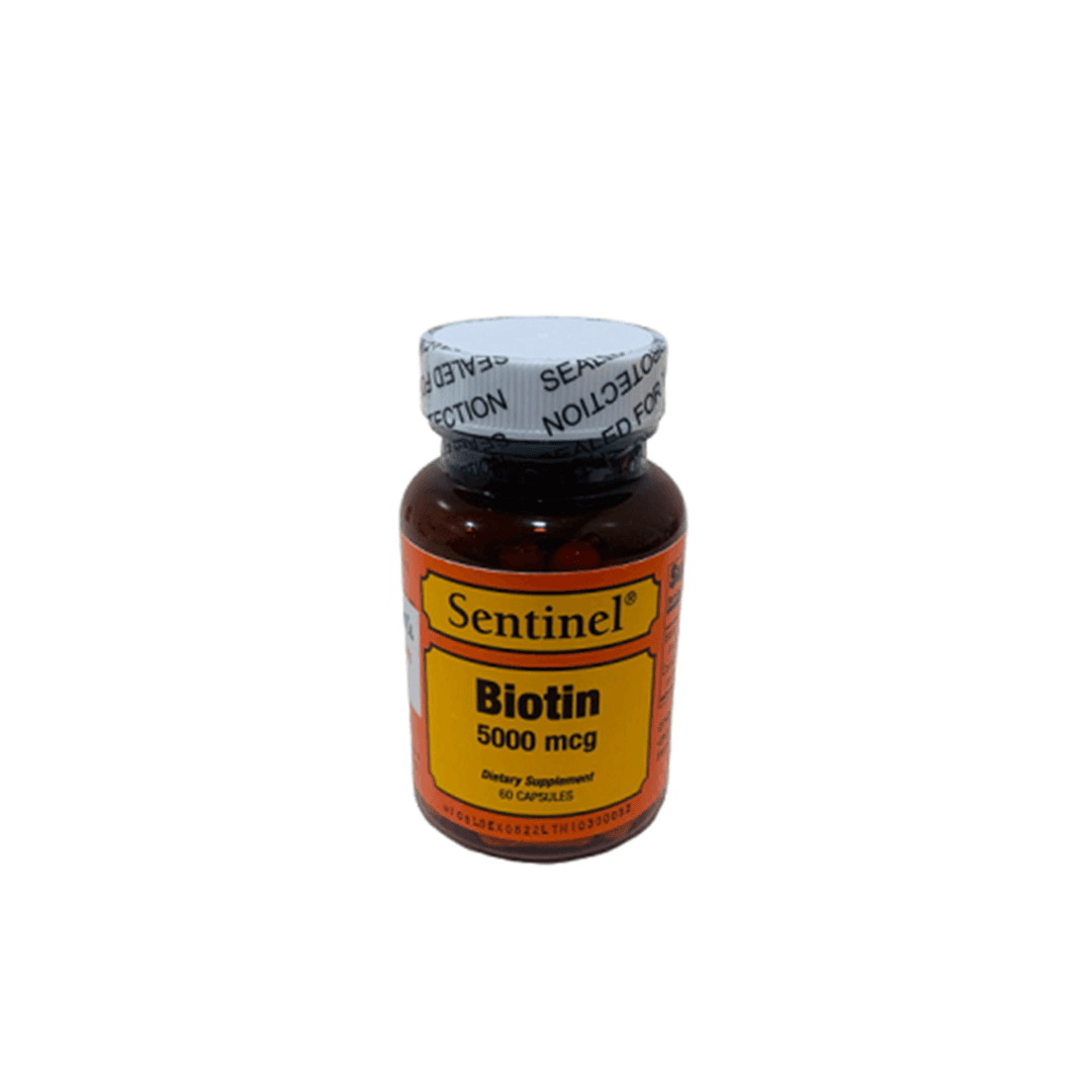 SENTINEL BIOTIN 5000 MCG 60 CAPSULE