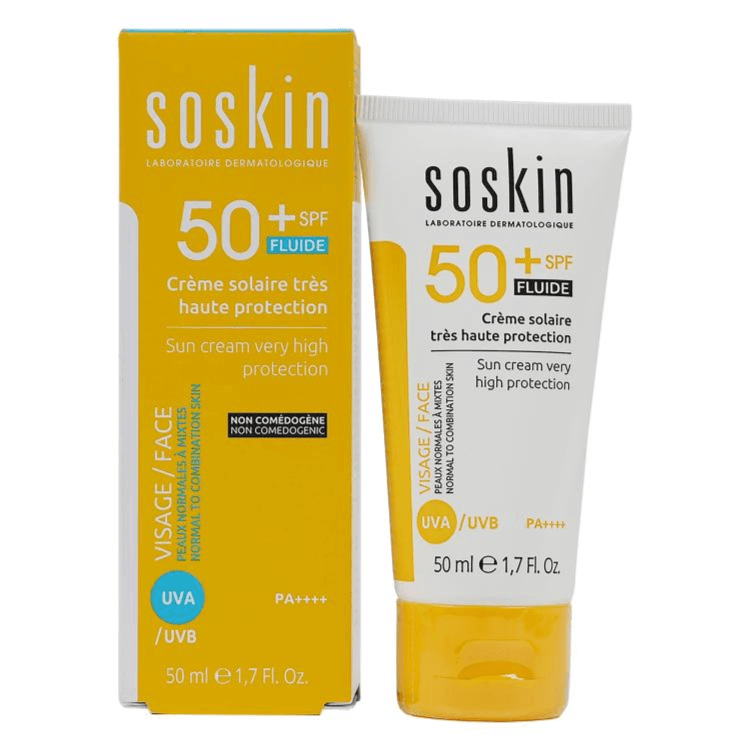 Sosokin Sun Fluide protection with SPF50+ for normal to combination skin 50ml