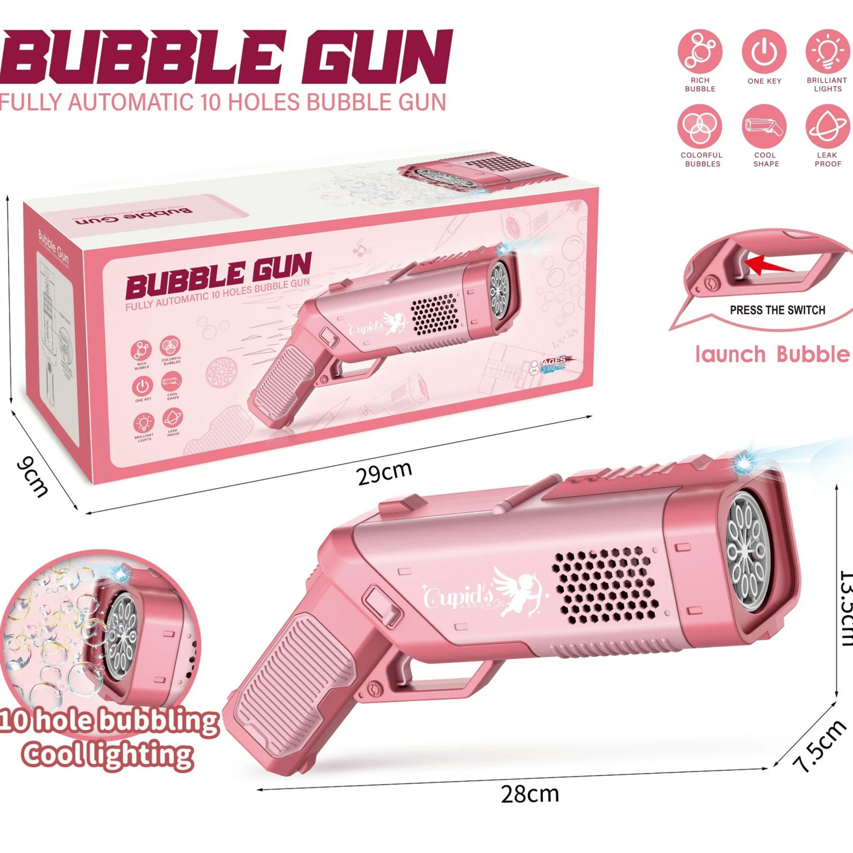 BUBBLE GUN FULLY AUTOMATIC