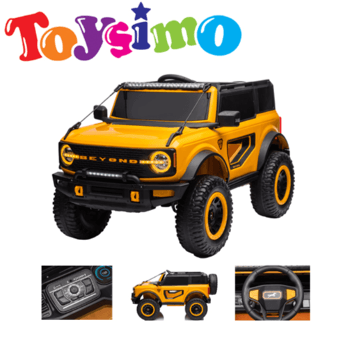 سيارة جيب بيوند 12 فولت 4WD UTV صفراء للركوب