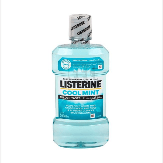 Listerine Cool Mint Zero Alcohol 500ml
