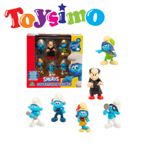SMURFS 6 Pack Character Box 2ASST