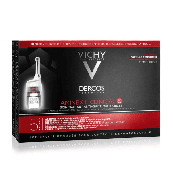 Vichy Dercos Aminexil Clinical 5 Men 21 Monodose Anti-hair Loss Care