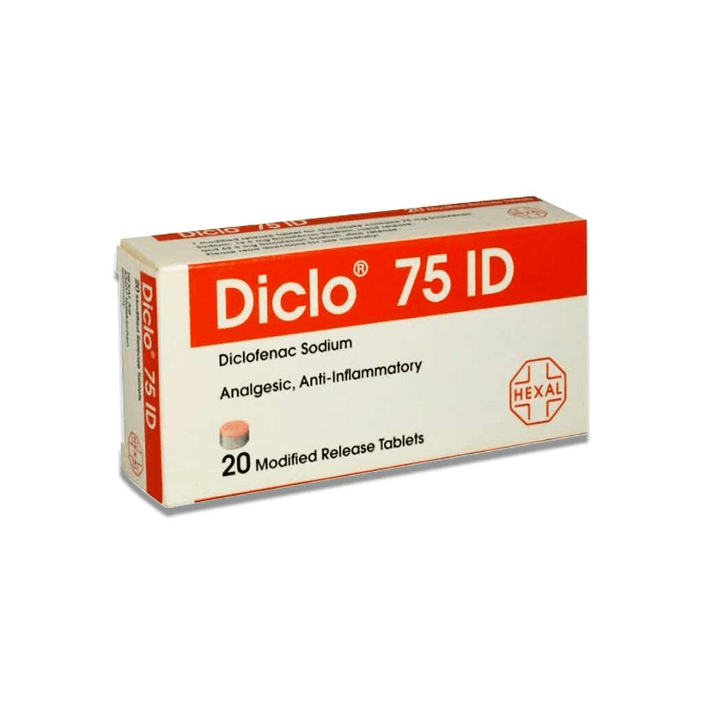 DICLO ID 75MG 20TABS