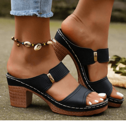 صندل بكعب، كعب عالي، صندل - FW15