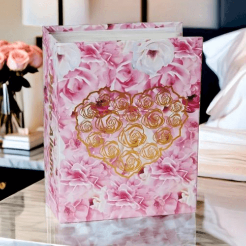 1PC Golden Rose Pattern Paper 100 Photo Album (Rose Love)