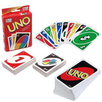 بطاقات أرقام UNO البلاستيكية
