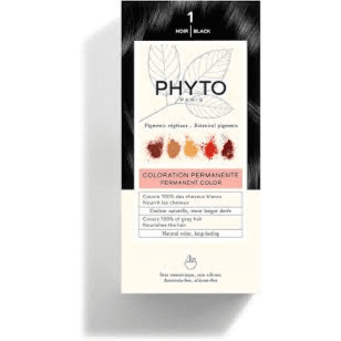 Phyto Permanent Natural Hair Color No: 1 Black