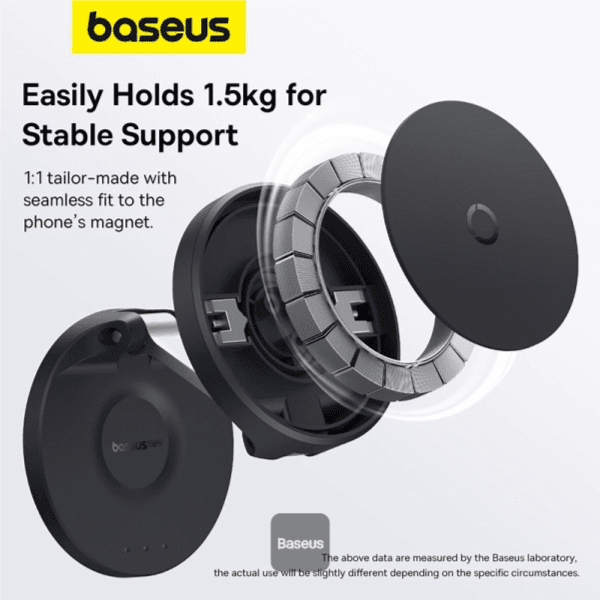Baseus MagPro Magnetic Foldable Phone Mount Cluster Black