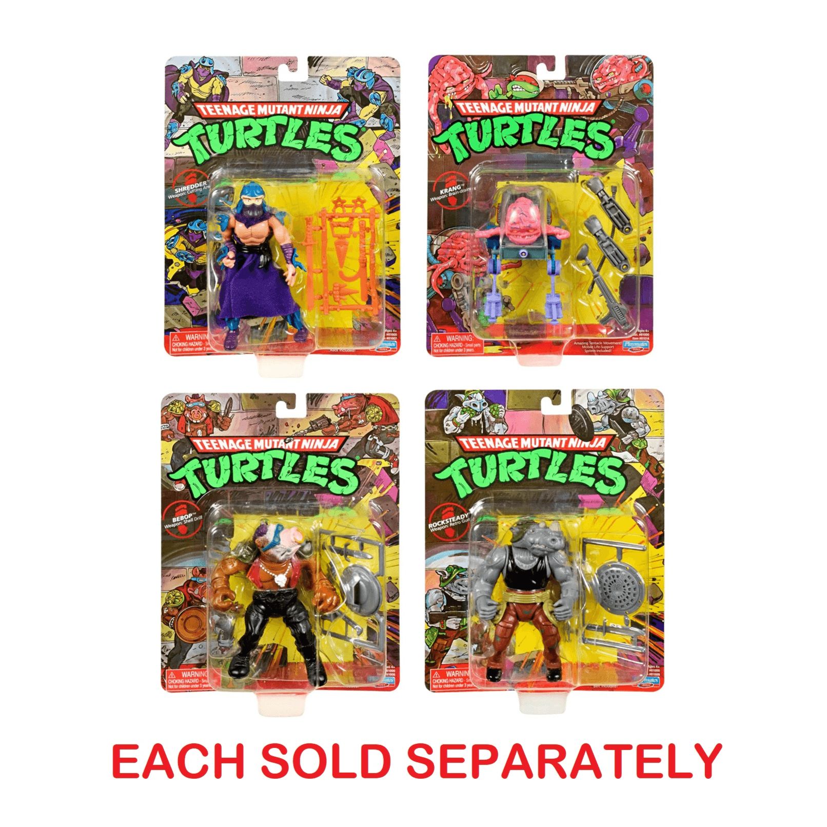 تشكيلة شخصيات Tmnt Classic 4In شخصيات متحولة 81000