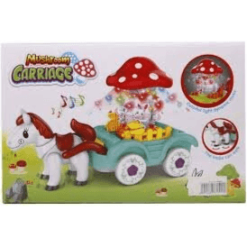 MUSHROOM CARRIAGE TOY SET