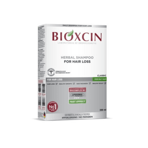 Bioxcin Herbal Shampoo Classic For Hair Loss For Oily Hair 300ml