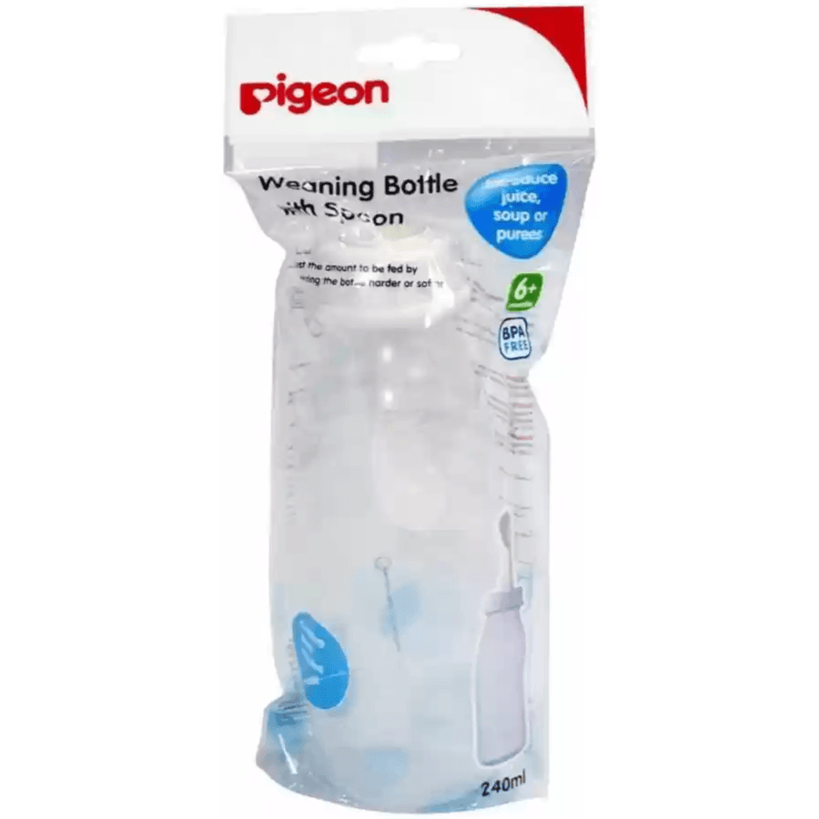 Pigeon Weaning Bottle With Spoon 240ml