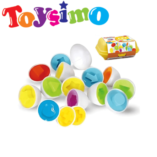 6 Shaped Paired Matching Eggs